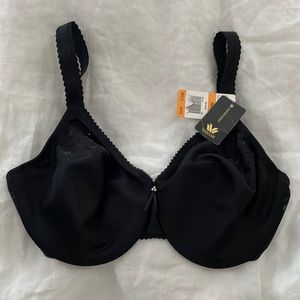 Wacoal Slimline Minimizer Seamless Bra 32DD (E) black BNWT